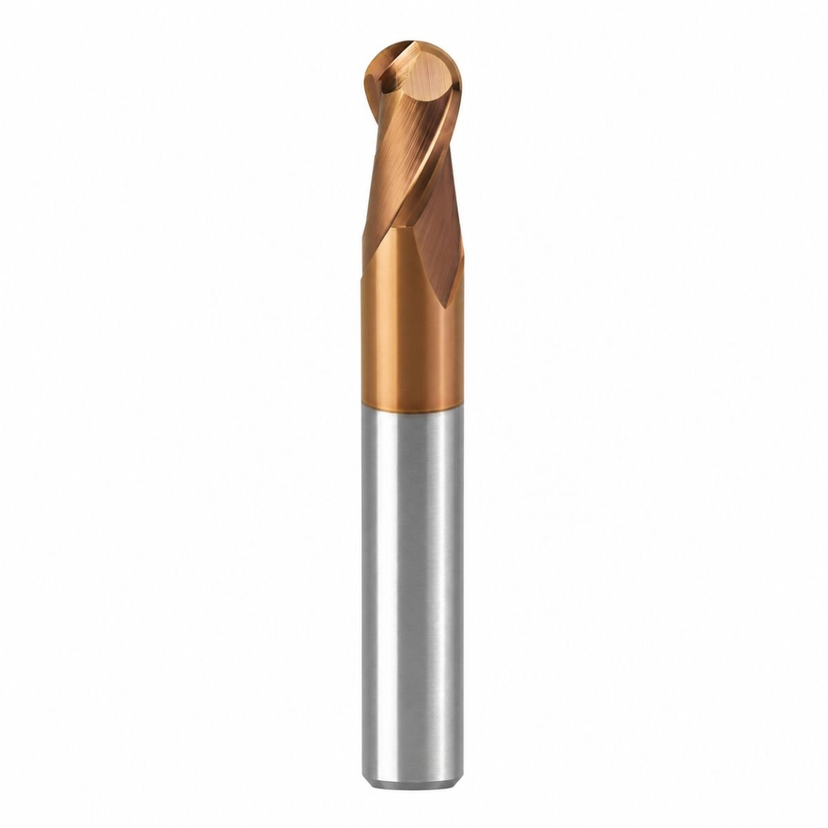 SC2A-K-ST-0102C-TiSiN Standart Boy Küre Freze / 2 Ağızlı / Ø1 mm